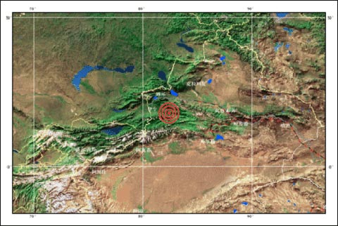 新疆伊宁县与巩留县交界发生6级地震1