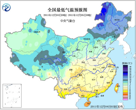 新疆多降雪 南方气温回升显暖意